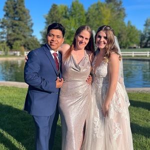 Mother of the bride dress and shoes